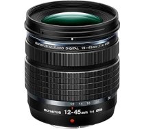 Olympus M.Zuiko Digital ED 12-45 mm F4.0 PRO objektīvs, standarta tālummaiņa, piemērots visām MFT kamerām (Olympus OM-D un Pen modeļi, Panasonic G-sērija), melns
