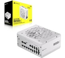 Corsair RM1000x Shift pilnībā modulārs ATX barošanas bloks - 80 Plus Gold - ATX 3.1 - PCIe 5.1 - nulles apgriezienu skaits - modulāra sānu saskarne - balts
