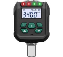 12" hroma vanādija tērauda digitālais griezes momenta atslēgas adapteris ar ±2% precizitāti, ar uzgaļa un sliedes režīmiem Četras mērvienības (10-200)