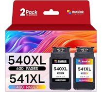 PG-540XL CL-541XL Multipack 540 541 XL kasetnes, kas saderīgas ar Canon 540 541 kasetnēm, kas saderīgas ar Pixma TS5150 MG3650s TS5151 MG3600 TS5100 MG3650 MX475 MG425 (melna, krāsaina)