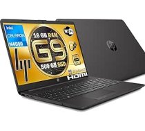 HP portatīvais dators Jauns modelis 2022 G9 Portatīvais dators Intel n 4500 16GB Ram SSD PCI Nvme 500GB 15.6 Anti-Glare displejs 3 USB HDMI LAN Wi-Fi Win 11 Pro, N4500 Open Office