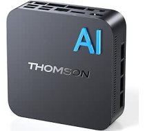 THOMSON W3 AI Mini dators, AMD Ryzen 7 260 (8C/16T, līdz 5,1 GHz), 32 GB DDR5 5600 MHz, 1 TB M.2 NVMe PCIe 4.0 SSD Mini galddators W-11Pro birojam/skolai, AMD Radeo 780M, WiFi 6E, USB 4, HDMI, DP