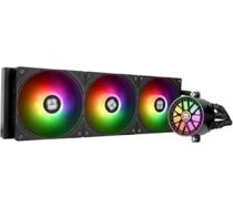 TR -AQUA ELITE 360 V6 ARGB BLACK CPU šķidruma dzesētājs, 360 dzesēšanas sērija, 3 x 120 mm ūdens dzesētājs, AMD:AM4/AM5, Intel LGA115X/1200/2011/1700/1851, CPU dzesētājs AIO