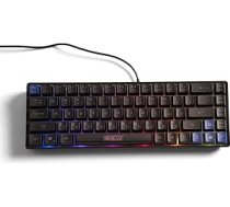 Celly, Ghost Wired Keyboard Sparco Line spēļu tastatūra ASV izkārtojums Rainbow Backlit Anti-Ghosting Mode RGB gaismas ar 12 apgaismojuma režīmiem Plug & Play
