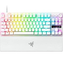 Razer Huntsman V3 Pro Tenkeyless 8KHz - TKL PC spēļu tastatūra - 8KHz HyperPolling - Analogie optiskie slēdži - Sprūda diapazons 0,1-4,0 mm - Snap Tap - Rapid Trigger - QWERTY US izkārtojums | Balta