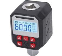 Digitālais griezes momenta atslēgas adapteris 1/2" piedziņai 9 iepriekš iestatītas grupas Datu glabāšana Digitālais displejs Griezes momenta mērītājs ar indikatoriem
