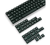 PBT taustiņu vāciņi 142 taustiņi, Cherry Profile Double-Shot taustiņu komplekts spēļu klaviatūrai, ANSI izkārtojums (ASV), Cherry Gateron Kailh MX Switch mehāniskās tastatūras, džungļu zaļš