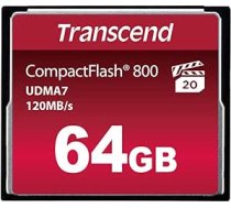 Transcend 64GB Compact Flash 800x atmiņas karte
