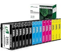 29XL printera kasetnes, kas saderīgas ar Epson 29XL multipaku Epson Expression Home XP-235 XP-245 XP-247 XP-255 XP-257 XP-330 XP-332 XP-335 XP-342 XP-345 XP-355 XP-352 XP-430 XP-432 (15 eksemplāru iepakojums)