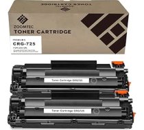 Canon CRG 725 CRG-725 tonera kasetnes Canon I-Sensys LBP-6000 LBP-6000B LBP-6018 LBP-6020 LBP-6020B LBP-6020B LBP-6030 MF-3010 printerim (2 x melns)