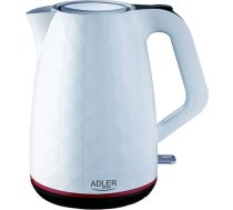 AD 1277 balta 1,7 l plastmasas tējkanna