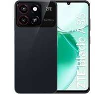 ZTE viedtālrunis Blade A35 - RAM 12GB (4GB + 8GB Memory Fusion) + 64GB atmiņa, Android 14 Go Edition - Star Black