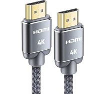 SNOWKIDS 4K HDMI kabelis 3M HDMI vads Ultra High Speed 18Gbps HDMI 2.0 kabelis 4K @ 60Hz Saderīgs ar Fire TV, 3D atbalsts, Ethernet funkcija, video 4K UHD 2160p, HD 1080p, 3D PC utt.