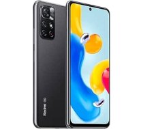 Xiaomi Redmi Note 11S 5G viedtālrunis, MTK Dimensity 810, 33W Pro Fast Charging, 50MP AI trīskāršā kamera, NFC, 4+64, pusnakts melns (versija)