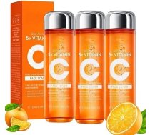 5 x C vitamīna toniks sejai, 130 ml C vitamīna toniks sejai, 5 En 1 C vitamīna serums, pretnovecošanās, 5 x C vitamīna toniks, C vitamīna toniks sejai (3)