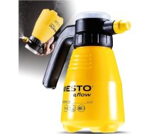 Mesto e.flow e.Flower 1.5 bezvadu spiediena smidzinātājs 1,5 L | Akumulatora smidzināšanas pudele 360° | Dārza spiediena pudele | Augu smidzināšanas pudele | Augu smidzinātājs | Regulējama sprausla | Digitālais akumulatora indikators