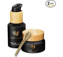 Lumalux ādas kopšanas komplekts (50 ml seruma + 50 ml krēma) 98% gliemežu gļotu serums un 75% čekas gļotu krēms - pretnovecošanās un mitrinošs krēms sejai - ādas kopšanas komplekts