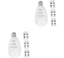 Housoutil 2gab Ball Projection Lamp Dekorācijas Ziemassvētku Ziemassvētku lampa Ziemassvētku projektora lampas Ziemassvētku projektora gaismas āra gaismas projektors Ziemassvētku dekorēšana Ziemassvētku projektora lampa LED balta