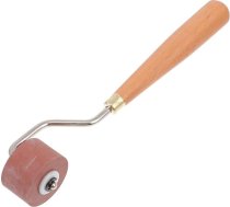 EXCEART Brayer Roller Mīksts gumijas rullītis ar koka rokturi Līmes rullis DIY amatniecības mākslas darbiem ar tinti Krāsu bloku štancēšanai Tapešu izgatavošanai 2 cm