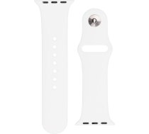 Silikona siksniņa Apple Watch Ultra 2-9/SE 42/44/45 mm silikona siksniņa APS balta