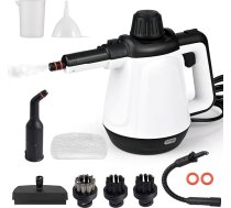 Dreamhigh® tvaika tīrītājs grīdām 430 ml, 1200 W 3,5 bāru tvaika tīrītājs visam ar 9 piederumiem, augstspiediena tvaika tīrīšanai, grīdas, automašīnu un virtuves tīrīšanai ar darba gaismu