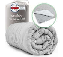 Welldora Opticlima sega alerģiju slimniekiem 135 x 200 cm, pārbaudīta speciālistu un Oeko-Tex, divdaļīga vasaras sega un ziemas sega, 4 gadalaiku sega ar spiedpogām, Premium sega - 135 x 200 cm