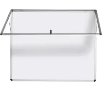 Bi-Office Enclore Board Interior Opening vertical Magnetic 924 x 610 mm White