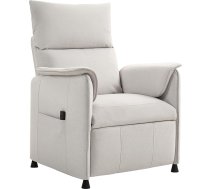 HOMCOM Electric TV Chair with Reclining Function, Recliner Chair with Footrest, Side Pocket, Adjustable Backrest, Ergonomic Recliner Chair for Bedroom, Living Room, Cream White