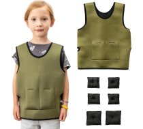 Svara veste bērniem | Svara veste kā ADHD palīglīdzeklis un autisma palīglīdzeklis | Autisma sensoriskā apģērba | Pielāgojama svara veste | Svara veste bērniem | Veste zēniem un meitenēm