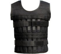 Vīriešu regulējama svara veste, 12,8 kg, 42 x 55 cm, melna treniņu veste ar dzelzs svaru skriešanai, treniņiem, plāns dizains, svara veste skriešanai