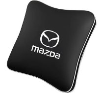 2-in-1 ceļojuma sega un ceļojuma spilvens ar rāvējslēdzēju Mazda3 2012, 2013, 2014, 2015, 2016, 2017, 2018, 2019, daudzfunkcionāls spilvens, mīksts sega, melns