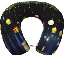 Ziemassvētku zeķes Ziemassvētkiem, ballītēm, ceļojumu spilventiņi, lidmašīnas, ceļojumi, kakla spilventiņi, atmiņas putas, gulēšana, mazgājami veļas mašīnā, festivāli