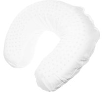 U veida kakla spilvens no dabiskā lateksa, ergonomisks ceļojuma spilvens, kas atbalsta kakla skriemeļus birojā, automašīnā, lidmašīnā un atpūtas laikā, nodrošina ērtu kakla atbalstu, balts