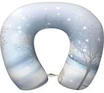 Ziemassvētku briežu ceļojuma spilvens Memory Foam kakla spilvens atbalsts lidmašīnas spilvens ceļojumiem, miega atpūtai, automašīnā, vilcienā un mājās