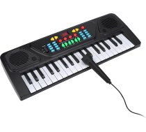 Bērnu klaviatūra ar mikrofonu, elektroniskā klaviatūra ar 37 taustiņiem, bērnu klavieru klaviatūra, mūzikas instrumentu klaviatūra, digitālā klaviatūra