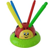 „2 in 1“ muzikālā lēkšanas un mešanas rotaļlieta, āra spēles maziem bērniem, mešanas spēle, mārīte, jautra rotaļlieta, rotaļlietas vasaras spēlēm telpās un ārā, mešanas rotaļlieta bērniem, meitenēm, 5–7 gadi