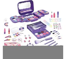 Bērnu grims, rotaļlietu grims | Nomazgājams „Play Real Makeup“ meiteņu rotaļlietu komplekts | Rotaļlietas lomu spēlēm – grima komplekts ar spoguļiem, princeses ģērbšanās spēle, Ziemassvētku un dzimšanas dienas rotaļlietas meitenēm