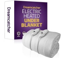Elektriskā sega Dreamcatcher, luksusa poliestera, elektriskā sega, mīksta, pilnībā iebūvēta matrača pārvalks ar 3 komforta iestatījumiem, 2 x kontrolieri un iespēju mazgāt veļasmašīnā (Super King)