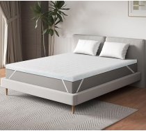 EGO Home matrača pārvalks 160 x 200 cm, 7 zonu ergonomisks matrača pārvalks, sertificēts Oeko-Tex, 7 cm augstuma matrača pārvalks 160 x 200 cm, piemērots kastes atsperu gultai, kabatas atsperu matracim, dīvānam
