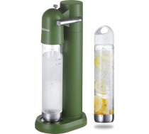 Dzirkstošā ūdens sildītājs | Soda dzērienu automāts | 2 x 1L pudeles bez BPA | Saderīgs ar 60L CO2 (nav iekļauts) | Zaļš