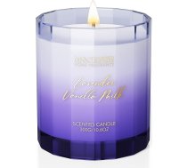 M&SENSE Aromatizēta svece "Vanilla in Glass Lavender Vanilla Milk" aromātiskās sveces 300 g 60 stundu degšanas laiks Sojas svece Clean Burning Dāvana sievietēm