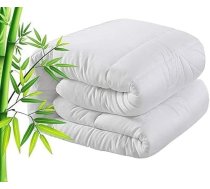 TC600 100% bambusa organiskās kokvilnas sega 13,5 Tog luksusa mīkstā organiskā dabiskā hipoalerģiska vislabākās viesnīcu kvalitātes super mīksta pretalerģiska vienvietīga 135x200cm