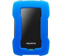 adata hd330 ārējais cietais disks (1tb; 2,5"; usb 3.2; zils)
