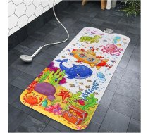 VENUSO Kvadrātveida dušas paklājs neslīdošs pret pelējumu 40 x 100 cm Vannas paklājs neslīdošs, mazgājams veļas mazgājamā mašīnā Zemūdenes zemūdenes