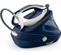 Tefal Pro Express Ultimate tvaika gludekļa stacija, spēcīgs 8 bāru spiediens, konstanta tvaika padeve 170 g/min, tvaika pastiprināšana 590 g/min, noņemams kaļķakmens savācējs, tvaika gludeklis, balts/zils, GV9720