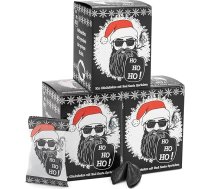 FOOD crew 30 x Ziemassvētku laimes cepumi Bad Santa - laimes cepumi Ziemassvētki - saldumi Ziemassvētki - konditorejas izstrādājumi atsevišķi iepakoti ar vācu uzrakstiem - vegāns - ražots Vācijā