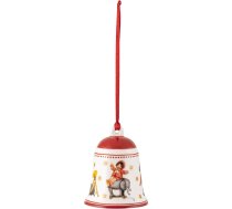Villeroy & Boch - Mana Ziemassvētku eglīte, rotaļlieta-zvans, 5,5 x 5,5 x 6,5 cm, porcelāns, sarkana, 14-8622-6849, daudzkrāsaina, 5,5 x 5,5 x 6,5 cm