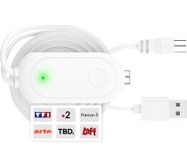 TV antenas pastiprinātājs - Saderīgs ar DVB-T/T2 - Savienojums USB 1 m + kabeļa savienojums 0,3 m - Pastiprinātājs ciparu HD 4K caur TV Interna Esterna