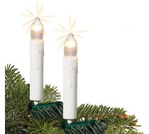 Hellum Rippled Candle iekštelpu pasaku gaismas dažādos dizainos