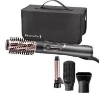 Remington AS8606 rotējošā karstā gaisa birste (automātiskā), Curl&Straight 3-in-1 jonu stila veidotājs: apjoma, cirtas un gluda stila veidošana, 4 piederumi (apjoma veidotājs, lokšķēru gludeklis, stila koncentrators, lāpstiņu birste)